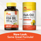 Sundance Fish Oil Omega 3 Supplement 1000mg - 60 Softgels - image 7