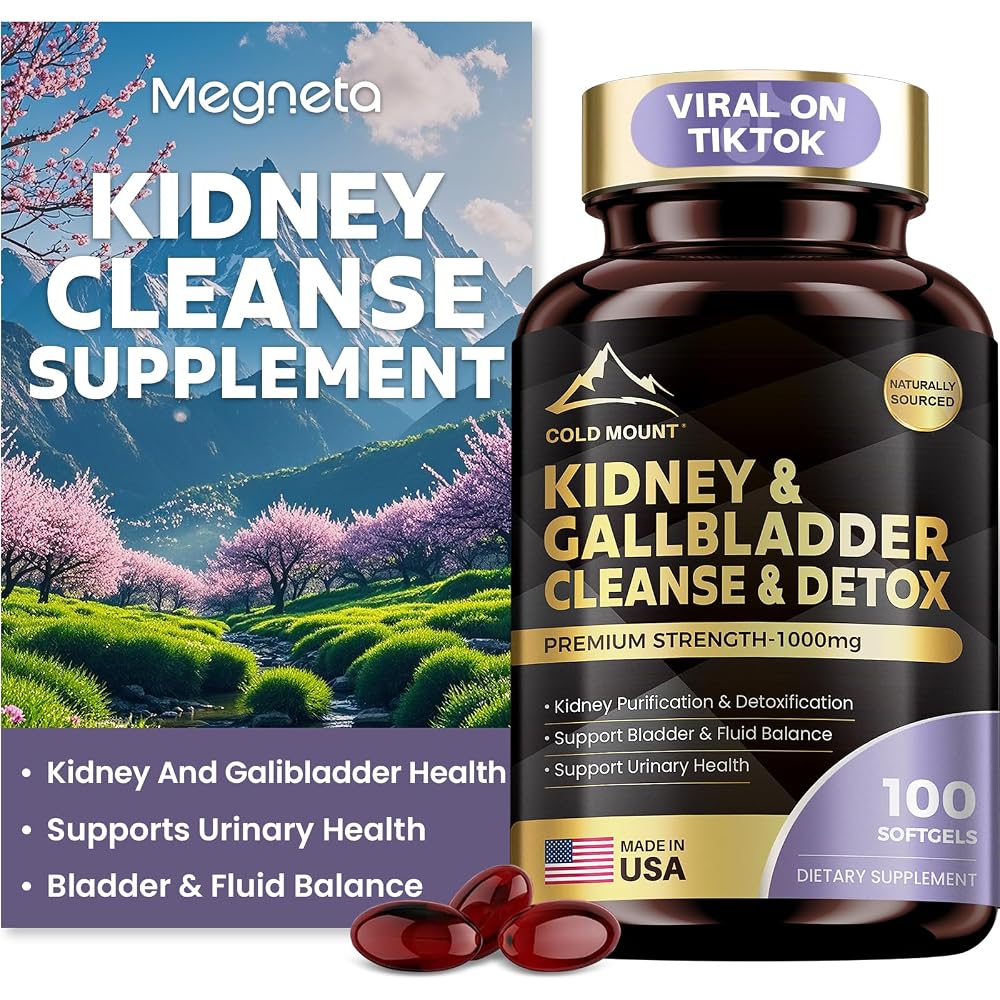 MEGNETA EGNETA Kidney Liver Cleanse Detox & Repair