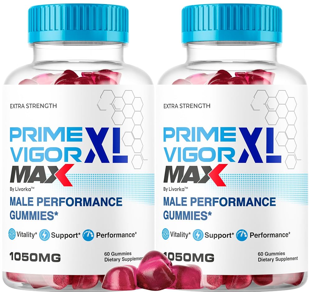 LIVORKA Prime Vigor XL Max Gummies for Men - 120 Gummies
