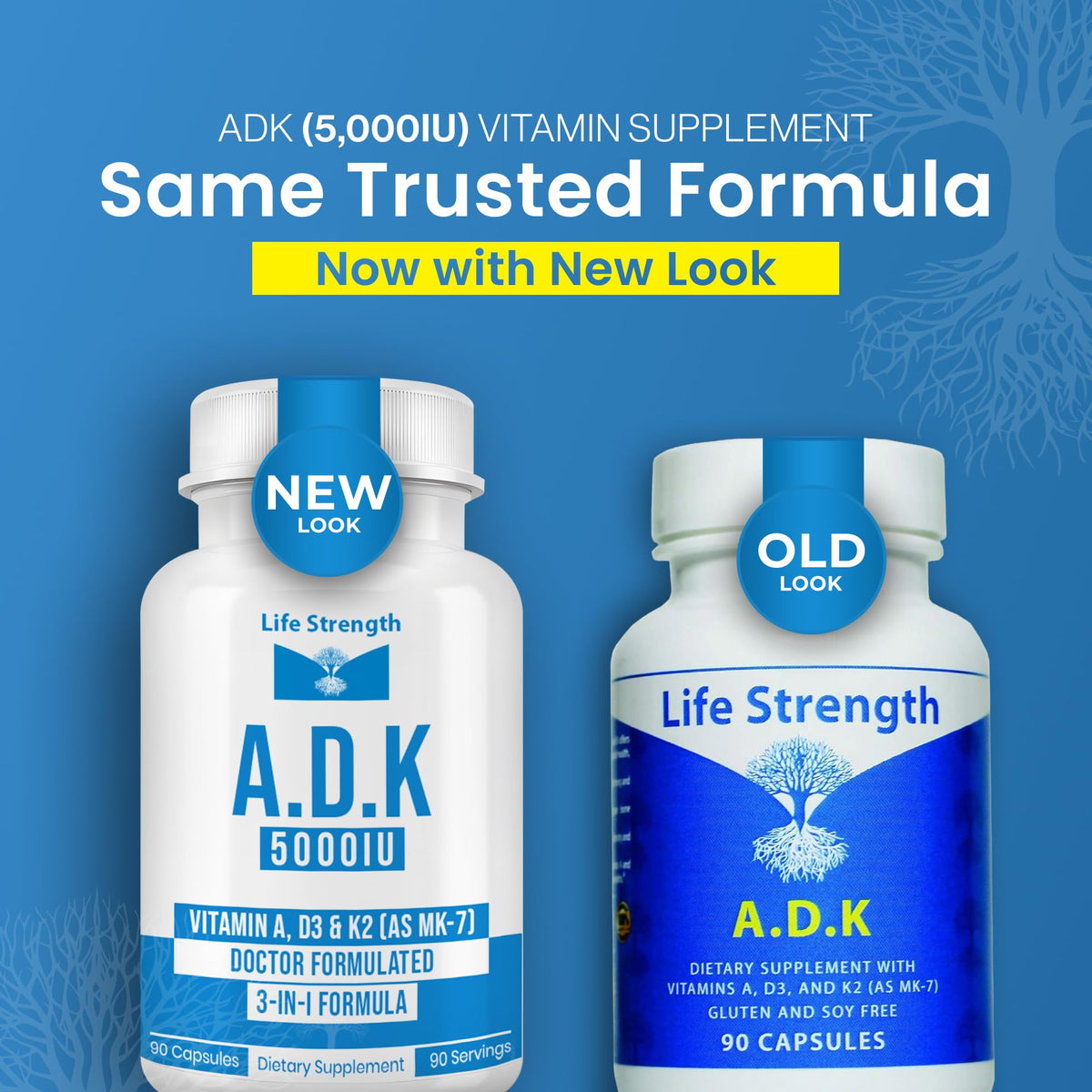 LifeStrength ADK Supplement (90 CT) - Physician Formulated Vitamins A1