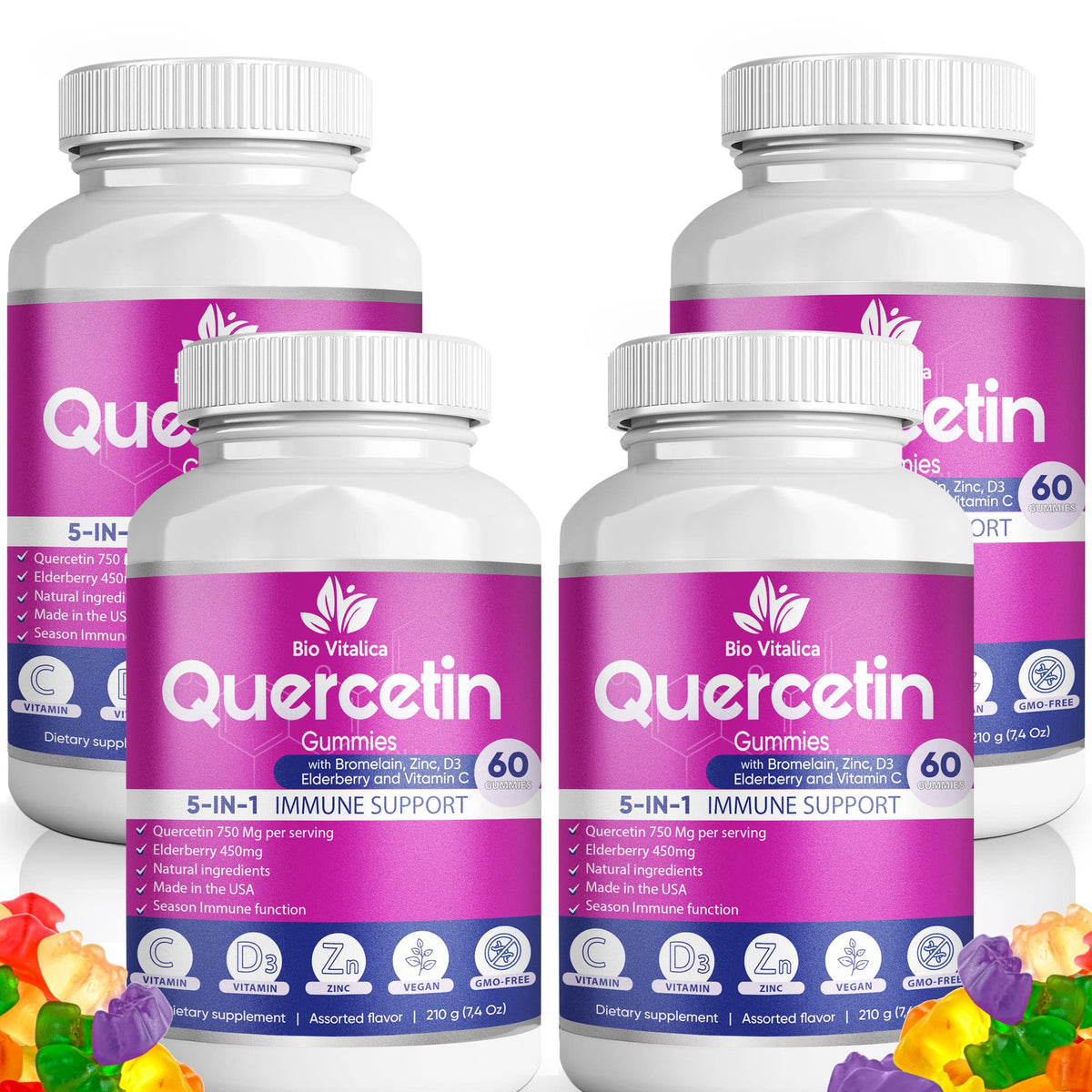 BIO VITALICA Quercetin Gummies by BioVitalica - Quercetin