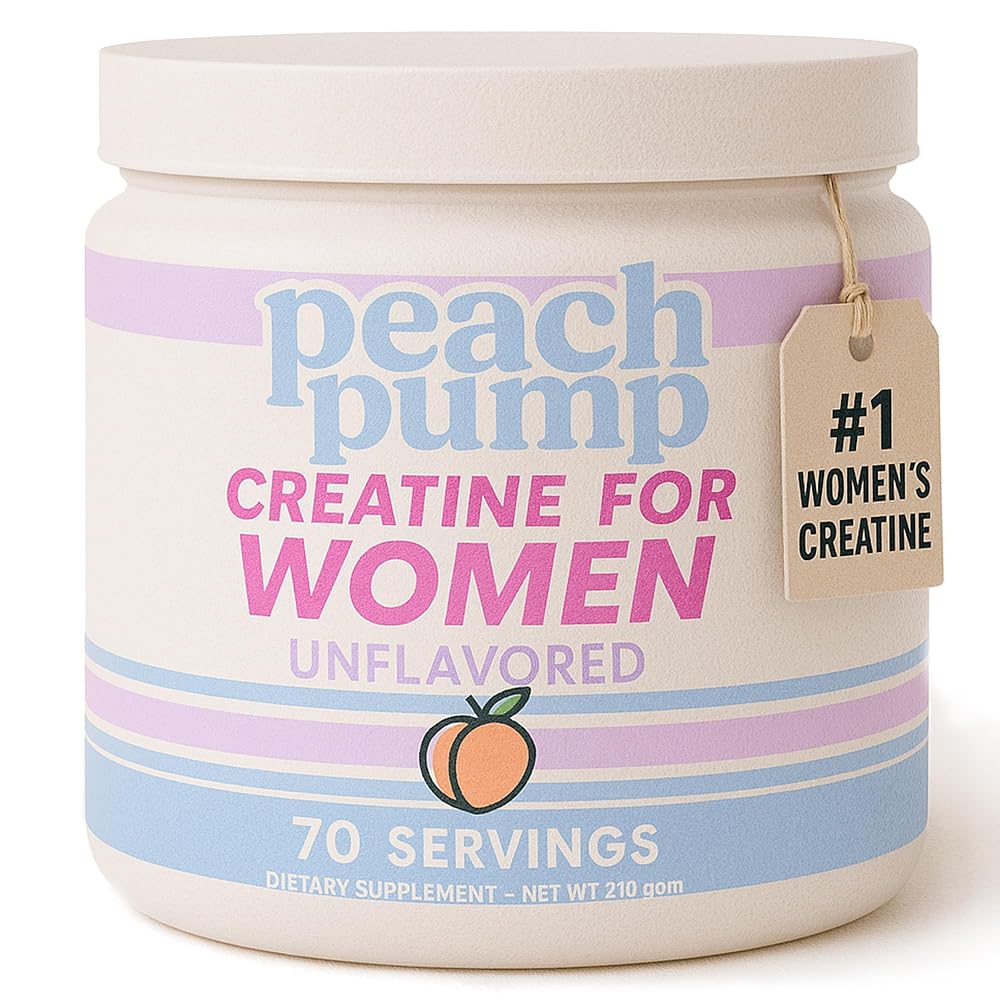 Peach Pump Creatine Monohydrate Powder for Women - 70 Servings