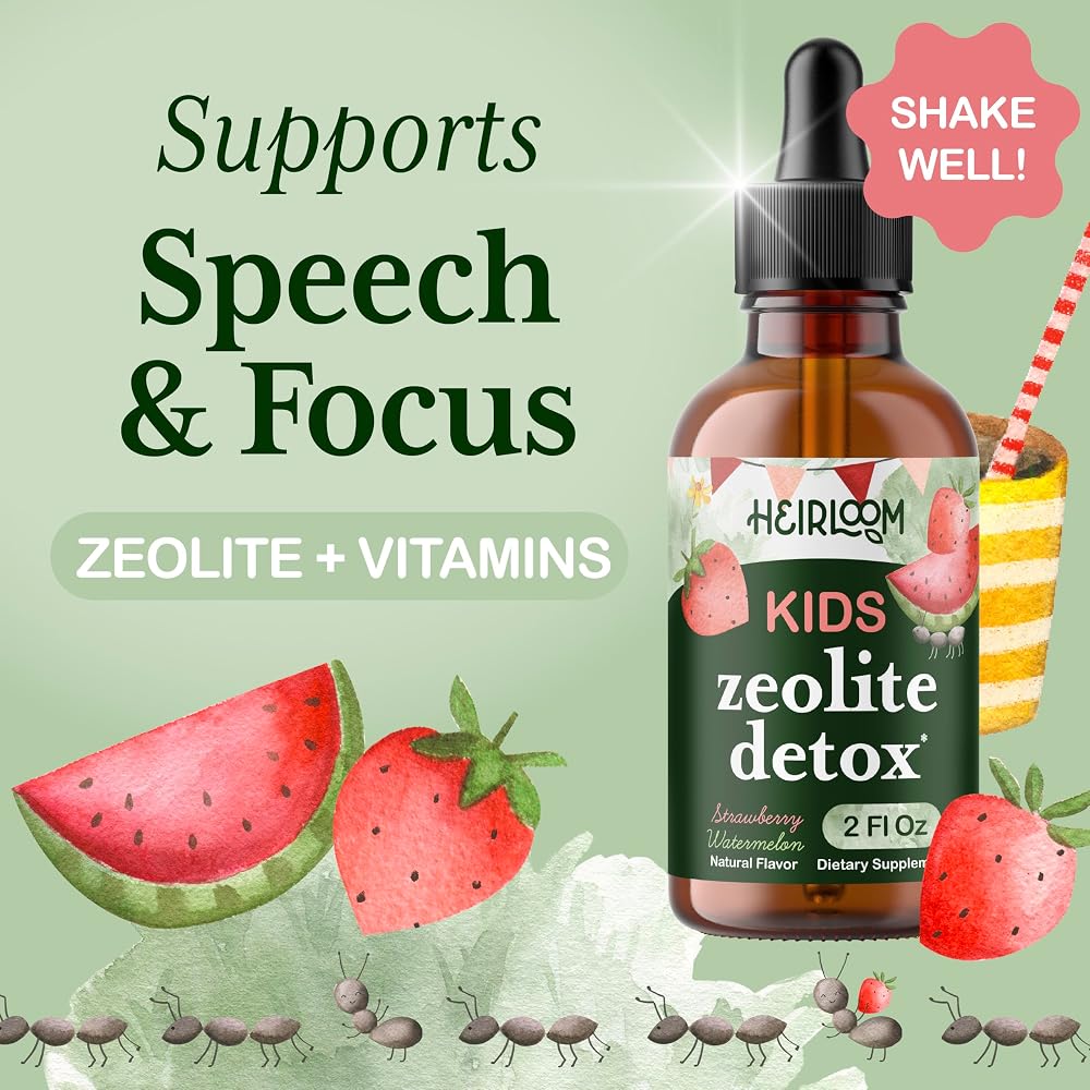 Heirloom Zeolite Detox for Kids Liquid Drops - 2 Fl Oz - image 3