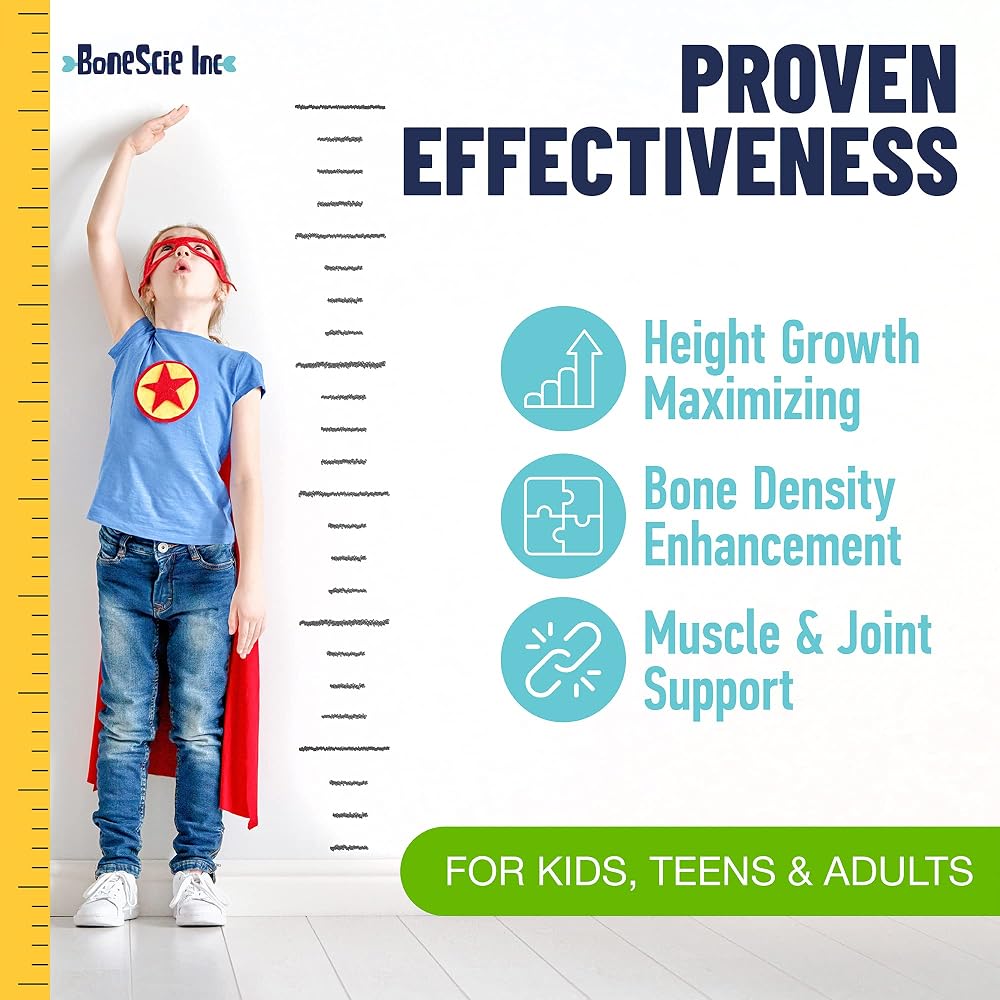 Bonescie Height Growth Maximizer Capsules - 120 Capsules - image 3