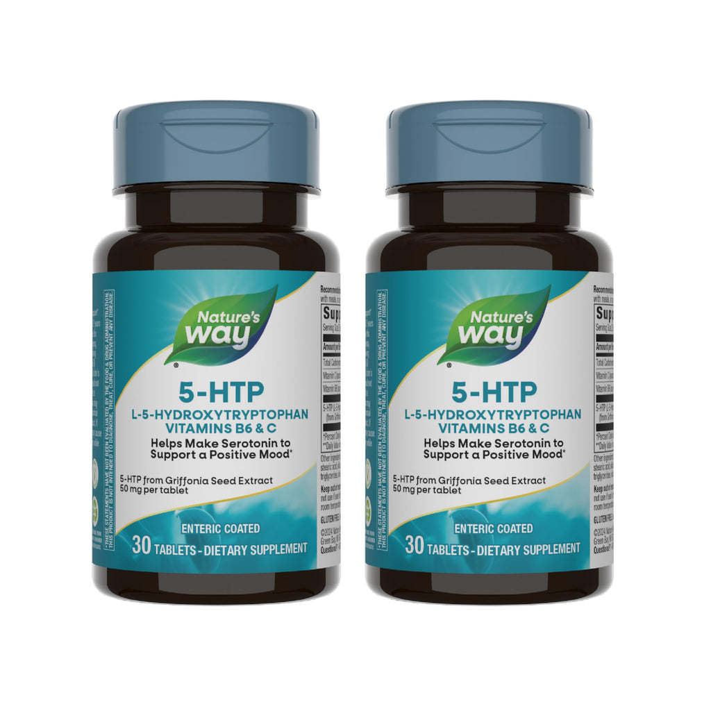 Nature's Way 5-HTP with Vitamin B6 and Vitamin C - 30 Tablets