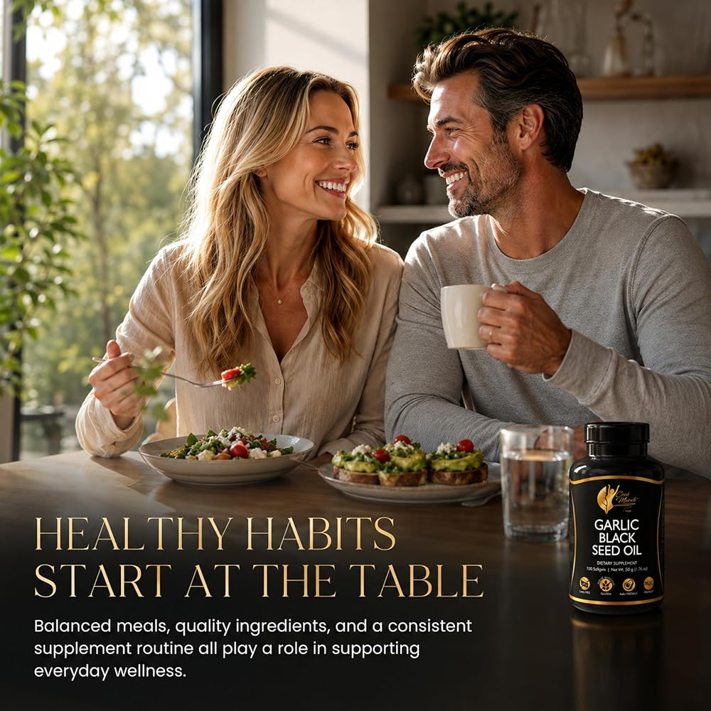 Cocó March Garlic Black Seed Oil Supplement - 100 Softgels - image 3
