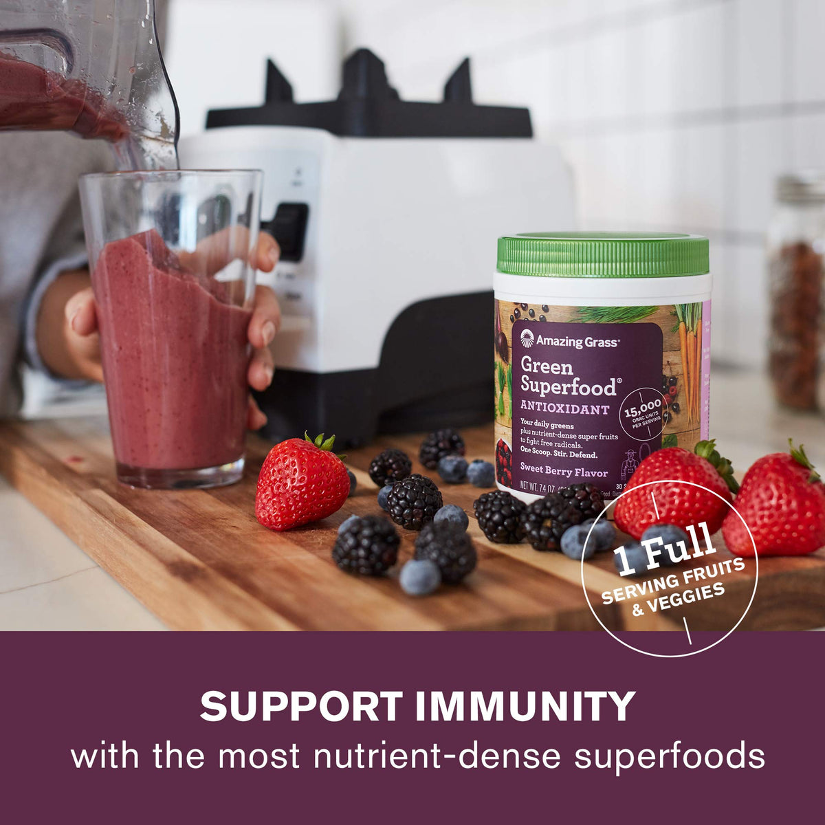 Amazing Grass Greens Blend Antioxidant Superfood Powder - 100 Servings - image 5