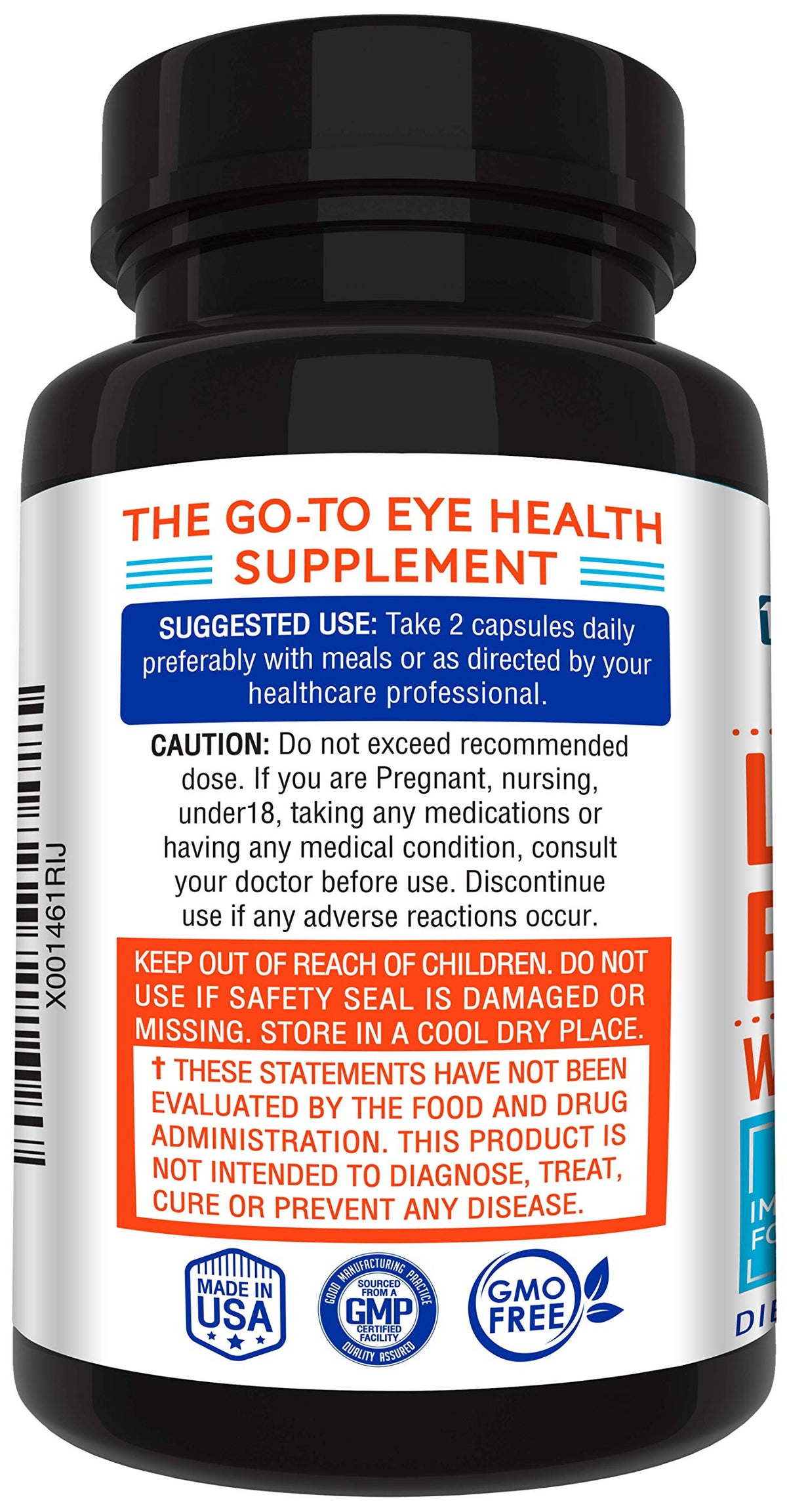One Elevated Super Strength Eye Care Formula - 60 Capsules - image 3