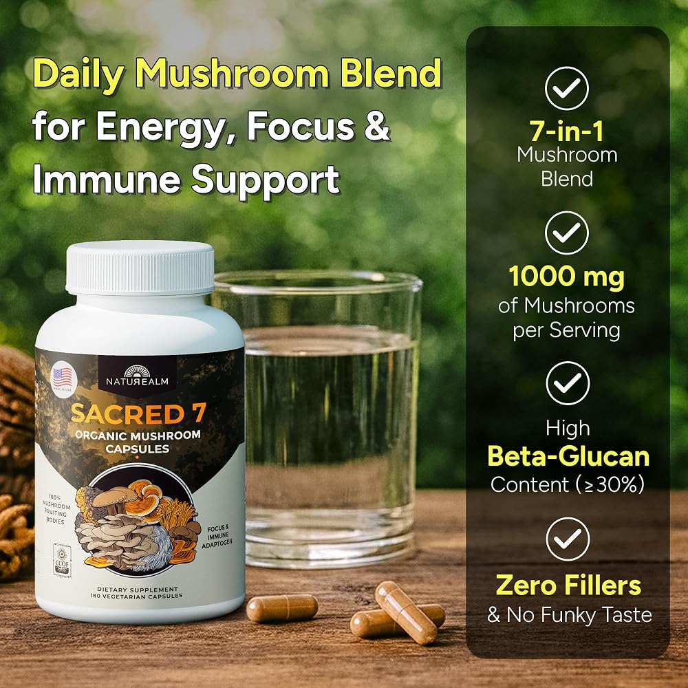Naturealm Sacred 7 Mushroom Supplement