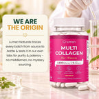 Lumen Naturals Multi Collagen for Women - 180 Capsules - image 6