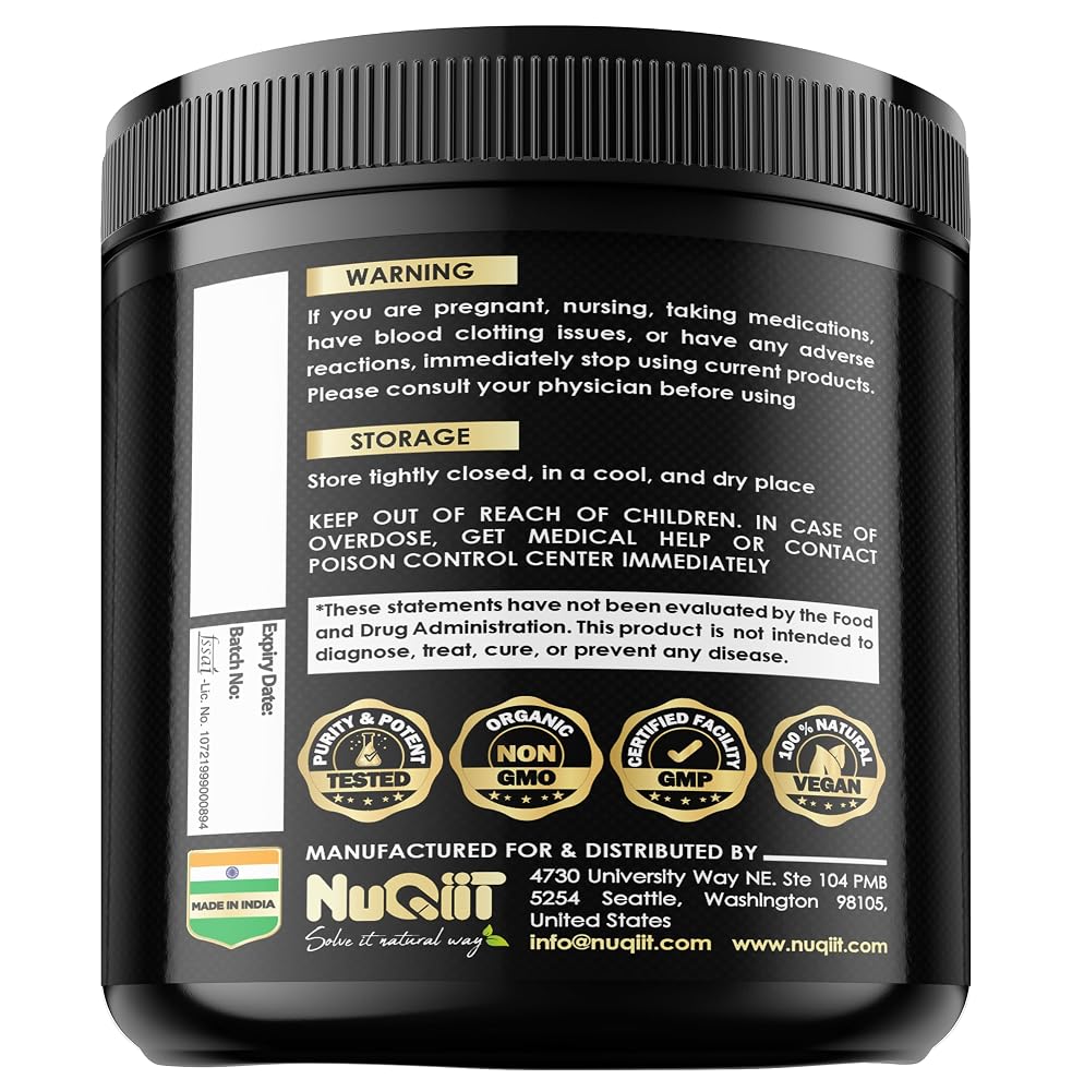 NUQIIT Berberine Supplement with Turmeric & Green Tea - 90 Capsules - image 9