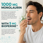 Eleva Nutrition Monolaurin 1000mg Capsules with BioPerine - 240 Count - image 5