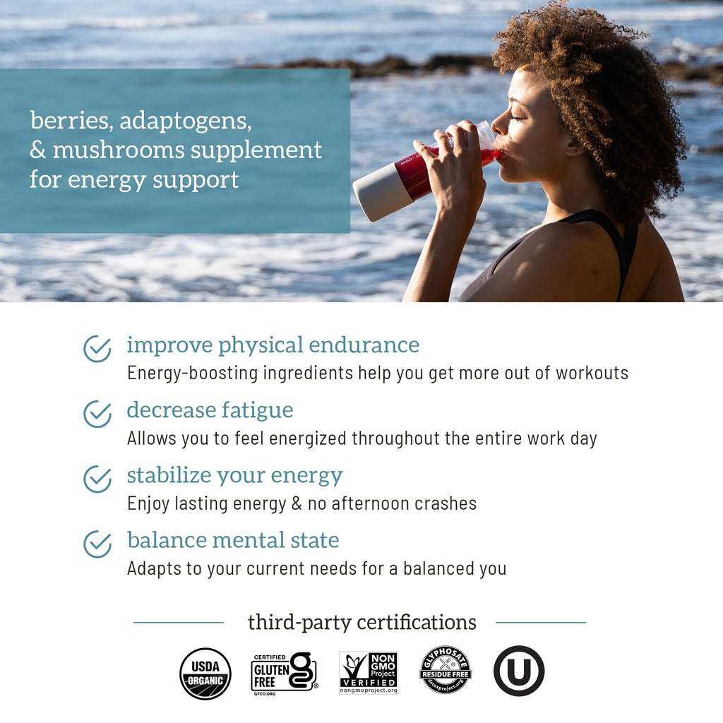 Organifi Red Juice - Energy Powder Reduces Afternoon Crashes