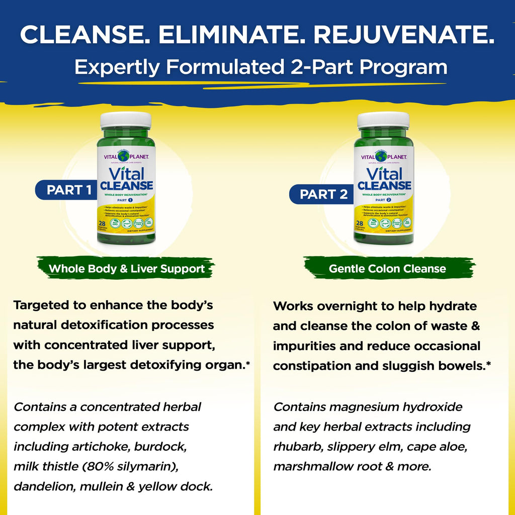 Vital Planet Vital Cleanse with Milk Thistle - 56 Capsules - image 4