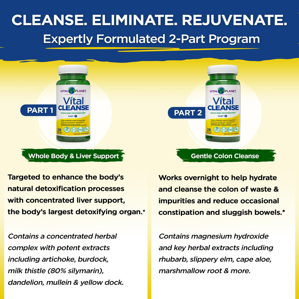 Vital Planet Vital Cleanse with Milk Thistle - 56 Capsules - image 4