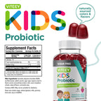 Viteey Probiotic Gummies for Kids 2 Billion CFU - 60 Gummies - image 4
