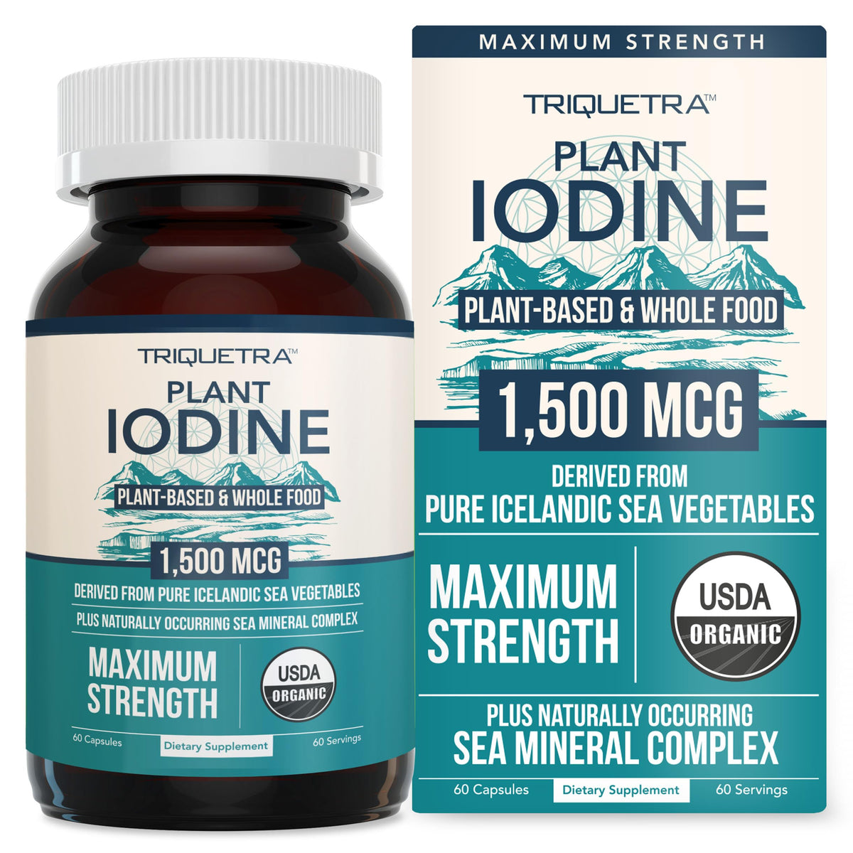 Triquetra Health Organic Iodine Supplement from Sea Vegetable Complex