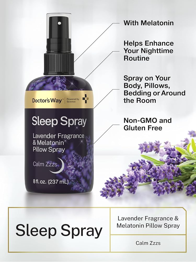 Doctor's Way Sleep Spray with Lavender & Melatonin - 24 fl oz - image 4