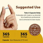 Micro Ingredients Pantothenic Acid 500mg Vitamin B5 - 365 Capsules - image 4