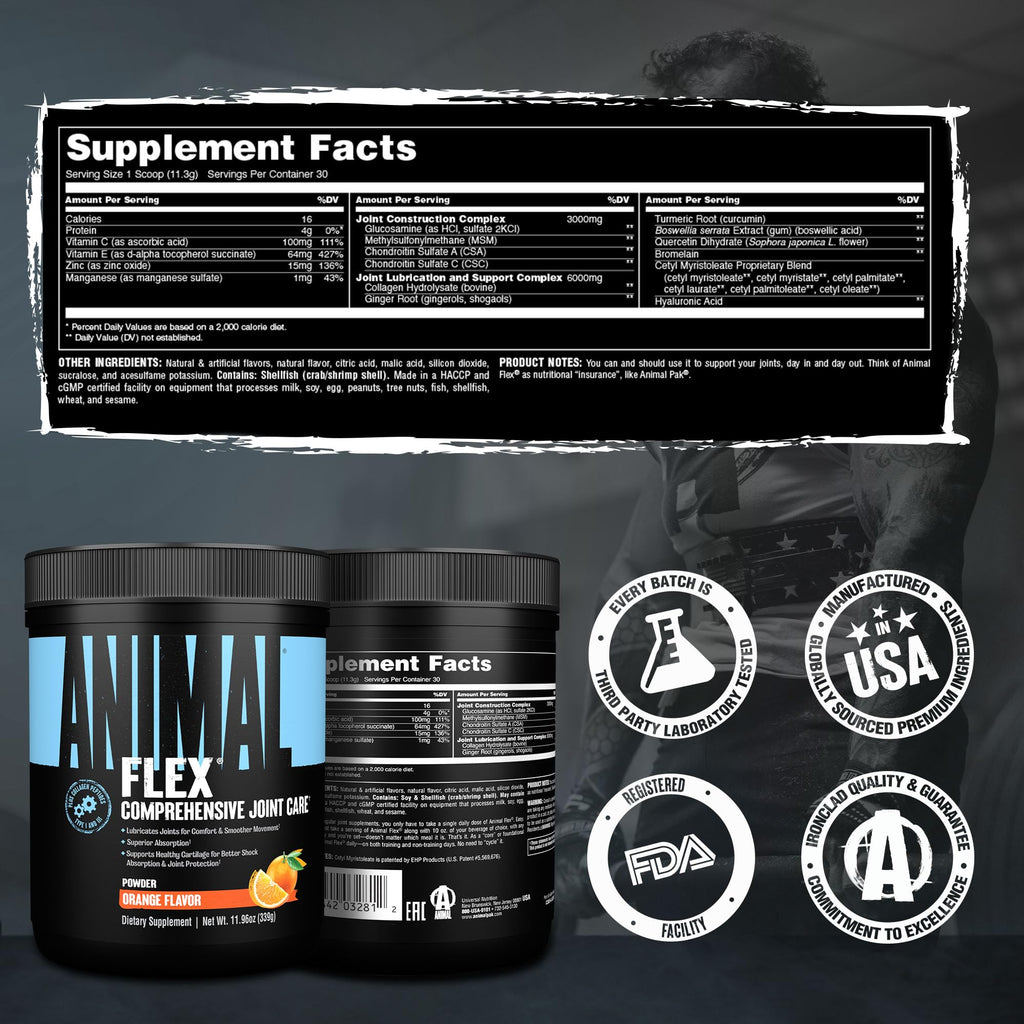 Animal Flex Joint Support Powder Orange - 30 Servings - image 7