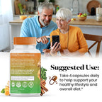 Superfood MD Turmeric Moringa Capsules Supplement