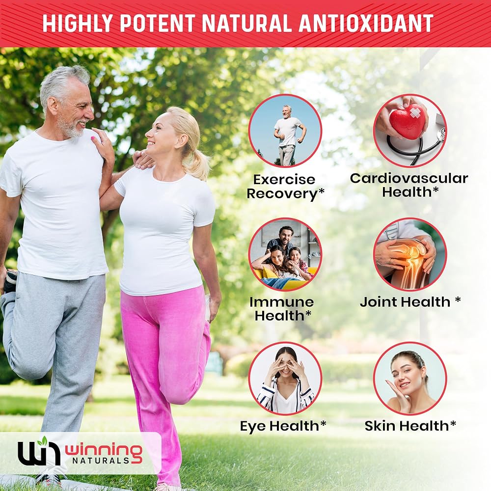 WINNING NATURALS Astaxanthin 10 mg Softgels - 60 Count - image 2