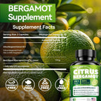 MEGNETA Citrus Bergamot Supplement Antioxidant Support - 60 Capsules - image 2
