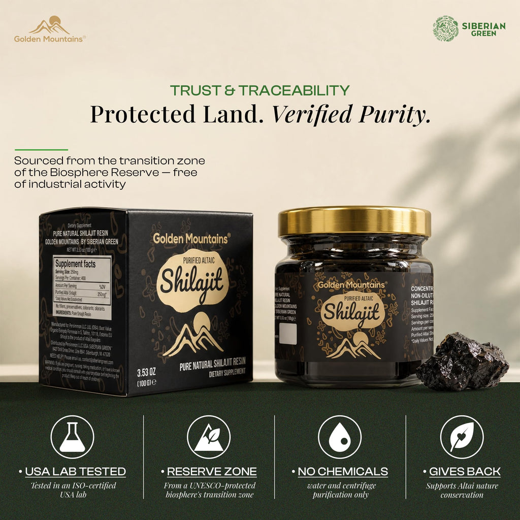 Siberian Green Altai Shilajit Resin - 100g - image 5
