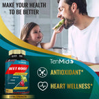 Tenmido Beet Root Extract Capsules Energy Support - 120 Count - image 7