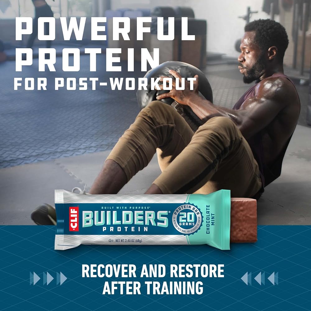 CLIF Builder's Plant Based Protein Bars Variety - 20g Protein - 10 Count - image 4