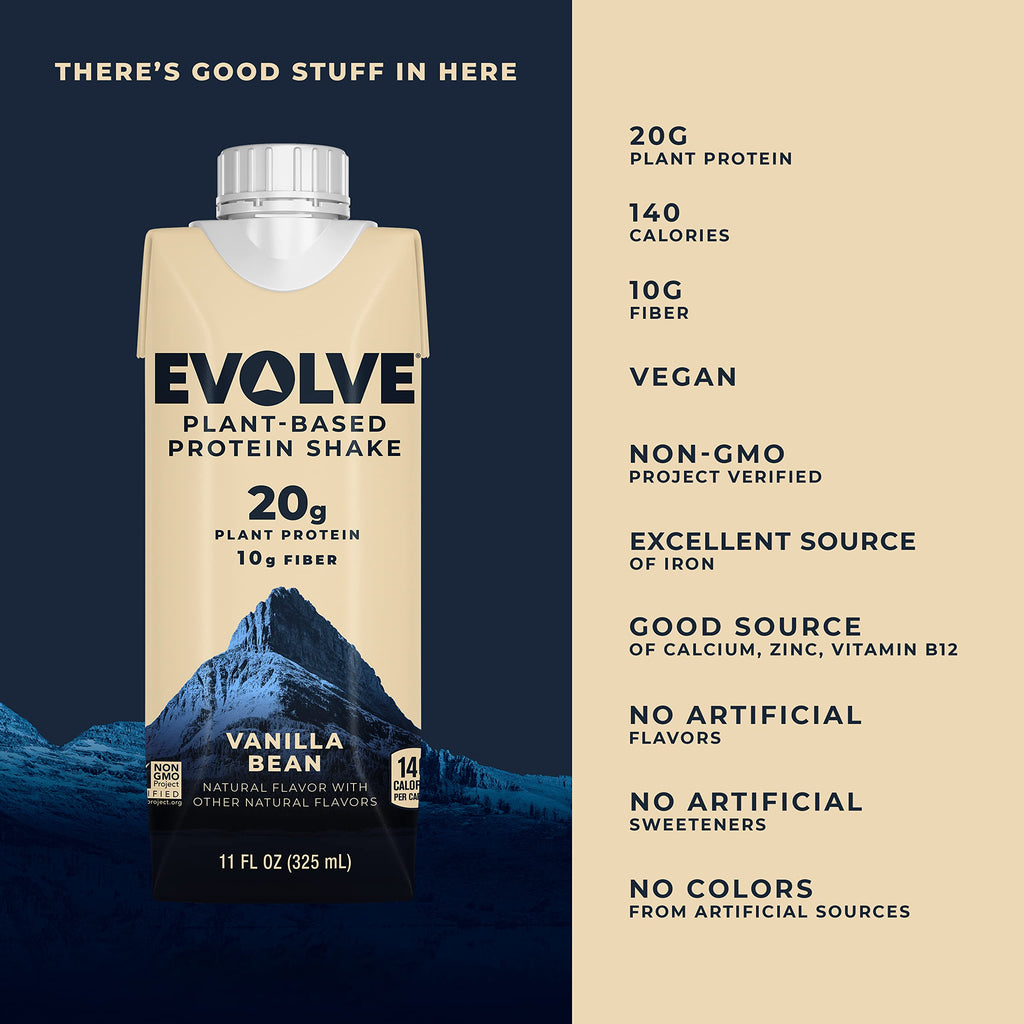 Evolve Plant Based Protein Shake 11 Fl Oz