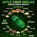 Zolotus Apple Cider Vinegar Capsules 32in1 with Turmeric - 120 Capsules - image 3