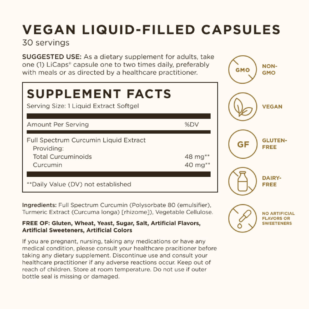Solgar Full Spectrum Curcumin - 90 Softgels - image 2