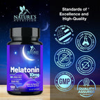 Nature's Nutrition Melatonin Sleep Supplement 10mg