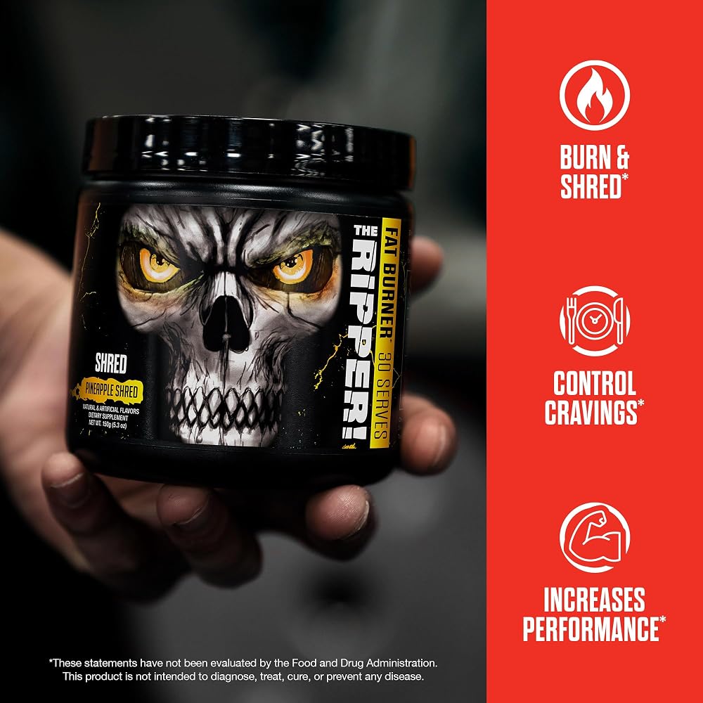 JNX SPORTS The Ripper Thermogenic Fat Burner Pre-Workout Powder - 30 Servings - image 4