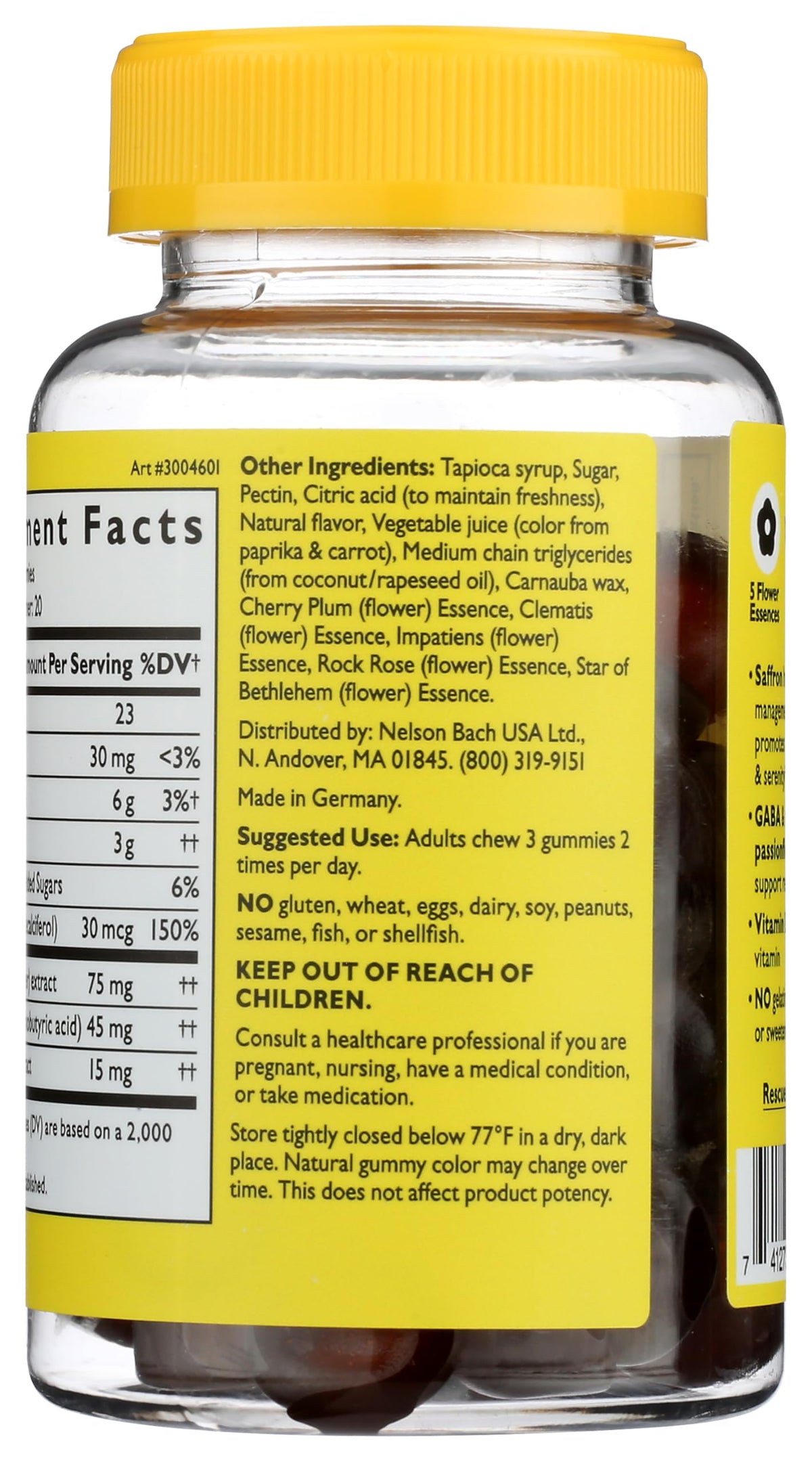 RESCUE Bach Plus Mood & Stress Support Gummies
