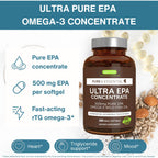 Igennus Ultra EPA Omega 3 500mg DHA-Free - 180 Softgels - image 2