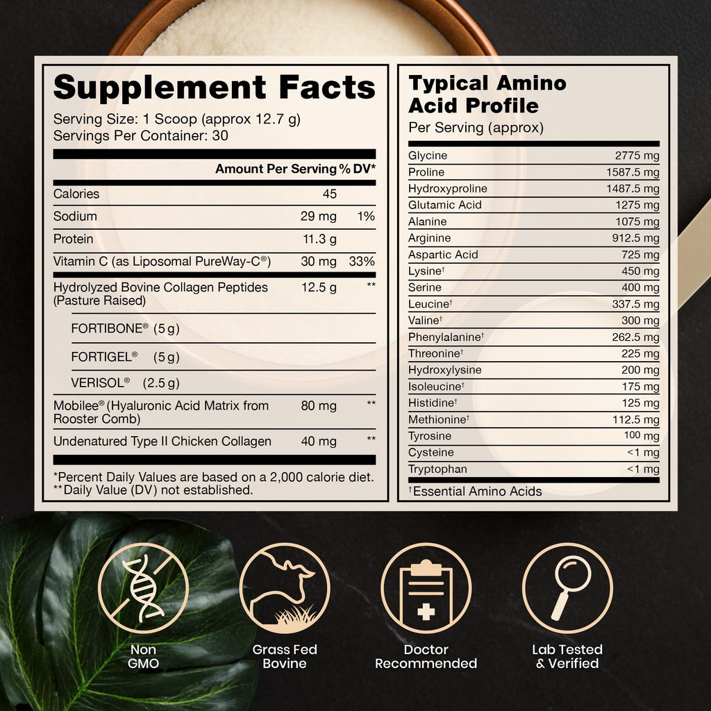 Pure Therapro Rx TriActive Collagen Powder for Hair, Skin & Nails - 30 Servings - image 2