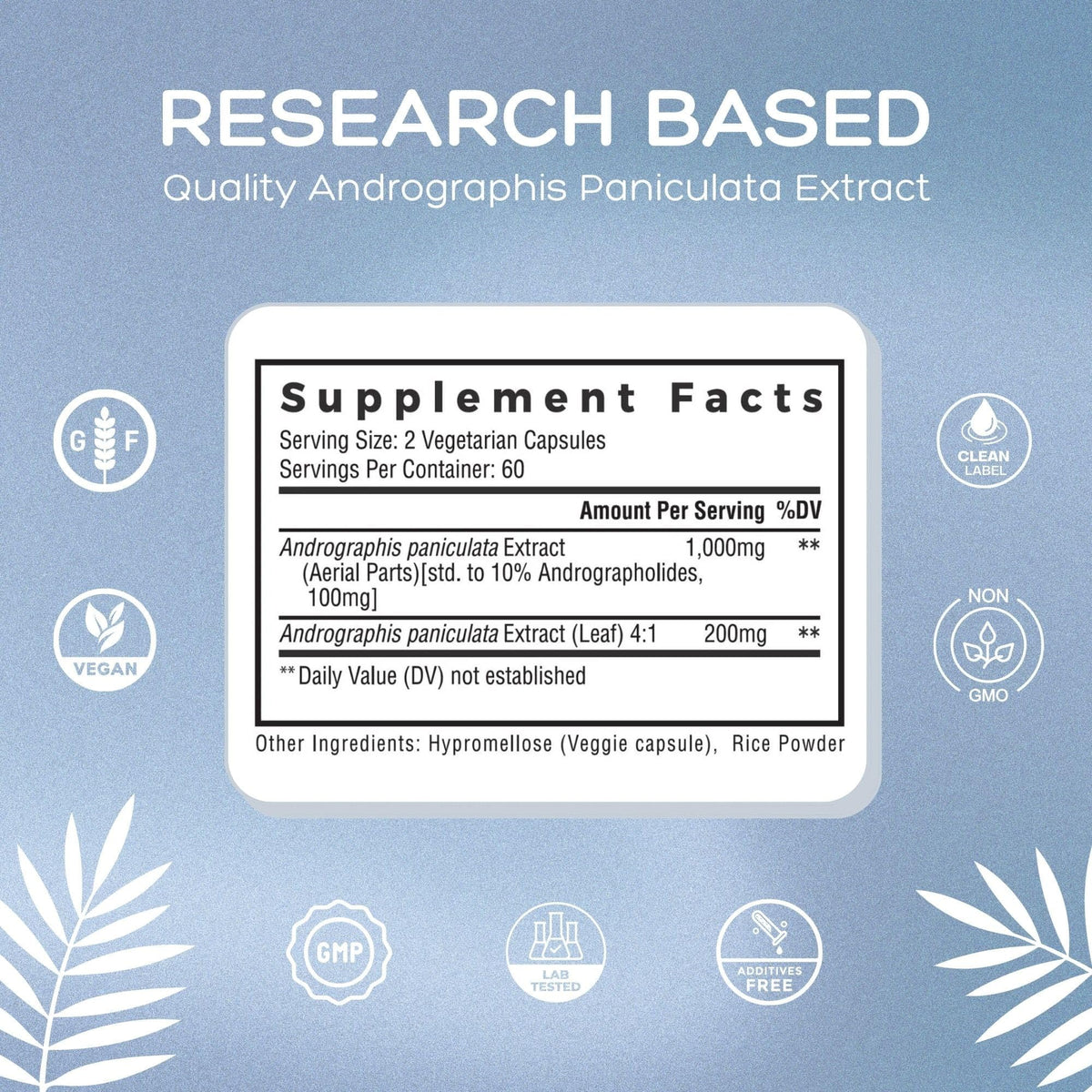 Palmara Health Andrographis Paniculata Supplement
