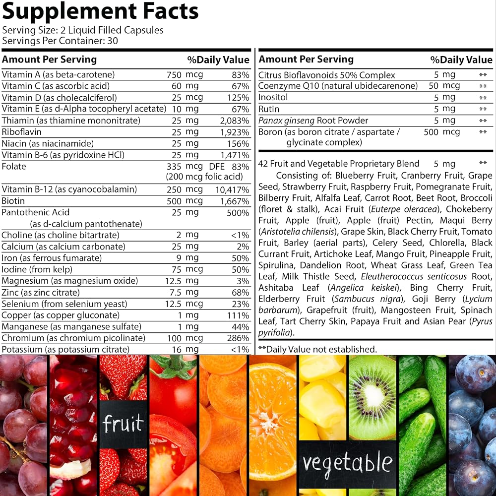 Iman Vitamins Halal Complete Multivitamin - 60 Capsules - image 7