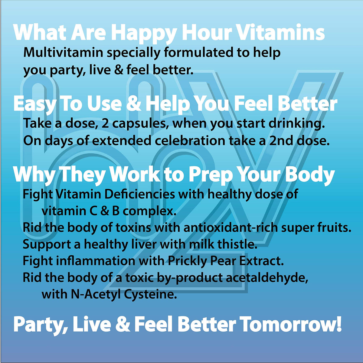 Happy Hour Vitamins Multivitamin for Better Mornings - 60 Capsules - image 7
