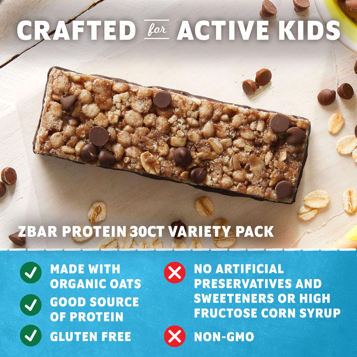 Clif Kid ZBar Protein Snack Bars Variety Pack - 30 Count - image 5