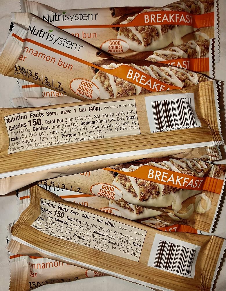 Nutrisystem Cinnamon Raisin Baked Bar - 10 Bars - image 3