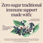 Nature's Way Sambucus Zero Sugar Traditional Immune Syrup