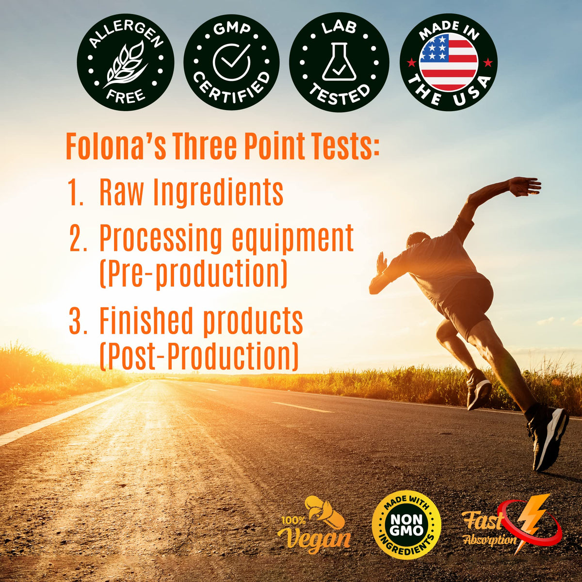 FOLONA Creatine HCL with HMB Capsules - 180 Vegan Capsules - image 9