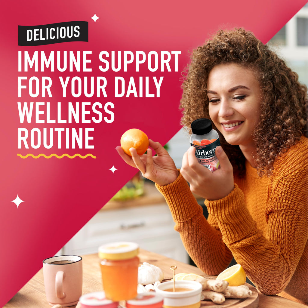 Airborne Vitamin C 750mg Immune Support Gummies - 189 Count - image 5