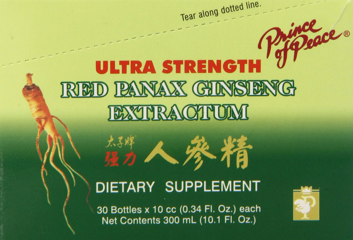 Prince Of Peace Red Panax Ginseng Extractum Ultra Strength - 30 Count - image 3