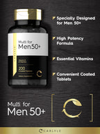 Carlyle Multivitamin for Men 50+ - 200 Caplets - image 4