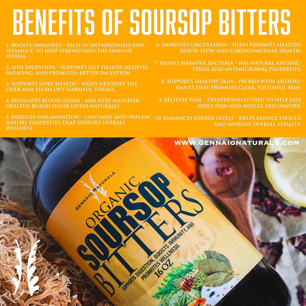 Gennaio Naturals Organic Blackseed and Soursop Bitters - 16 oz - image 6