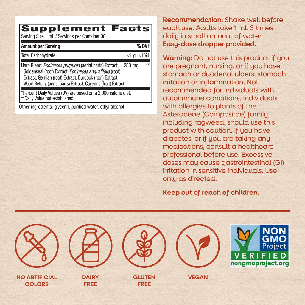 Nature's Way Echinacea-Goldenseal Drops Immune Support - 1 fl oz - image 7